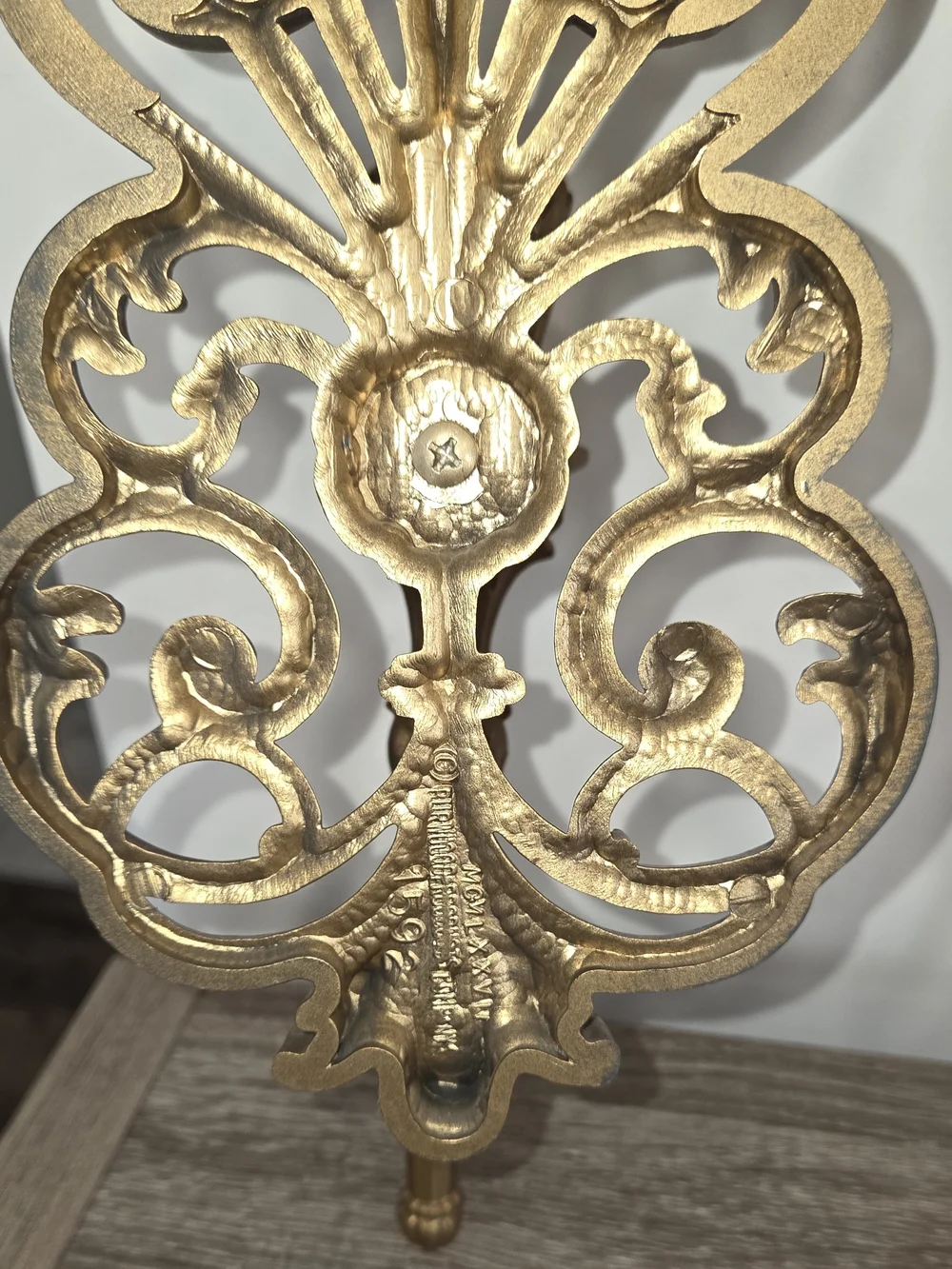 Set of 2 VTG Burwood Products Syroco Gold Hollywood Regency Wall Candle Sconces. - Picture 13 of 13